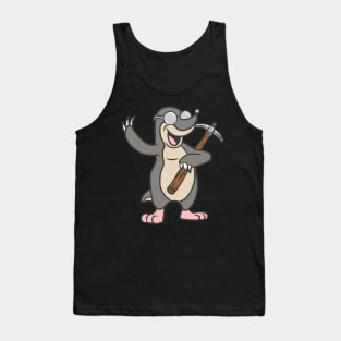 Mole Gardener Animal Funny Garden Gift Cool Tank Top